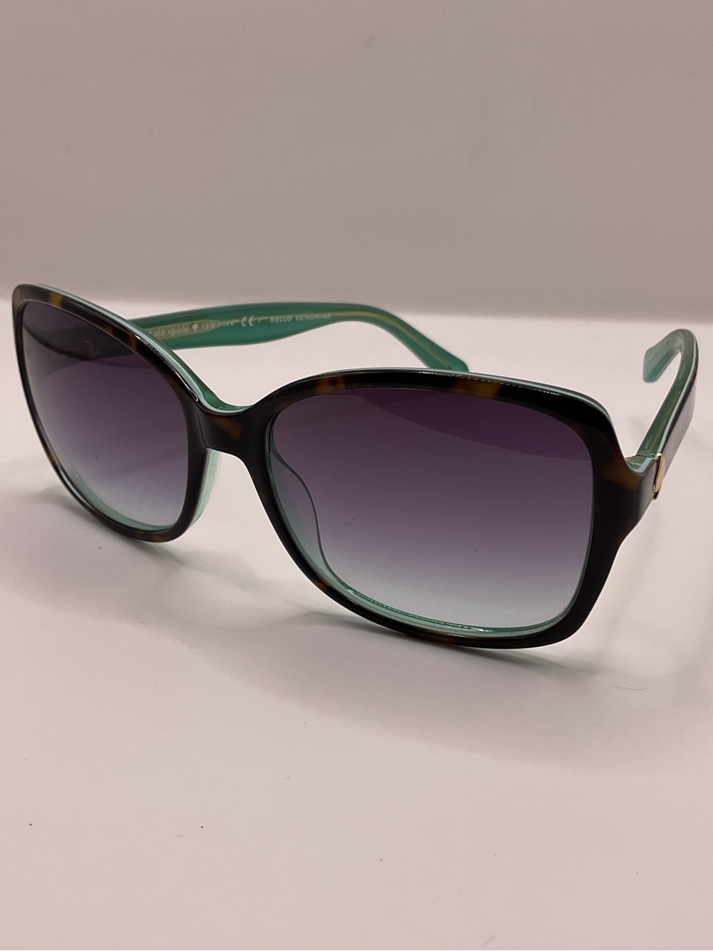 Kate Spade New York Womans Ayleen Sunglasses Havana Green 5M 56/17 135 Snug Fit